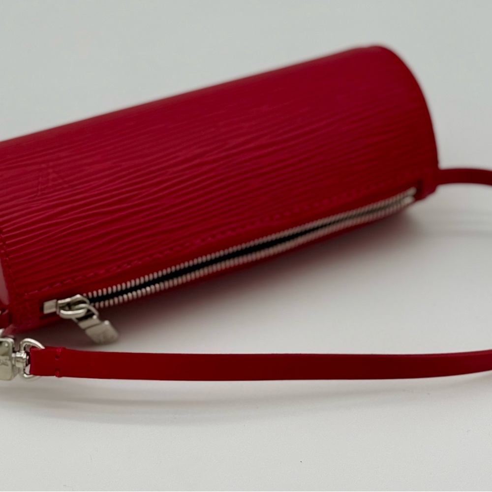 Louis Vuitton Castilian Red Epi Pochette - Picture 9 of 15